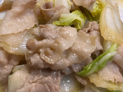 豚バラ白菜~すき焼き風~
